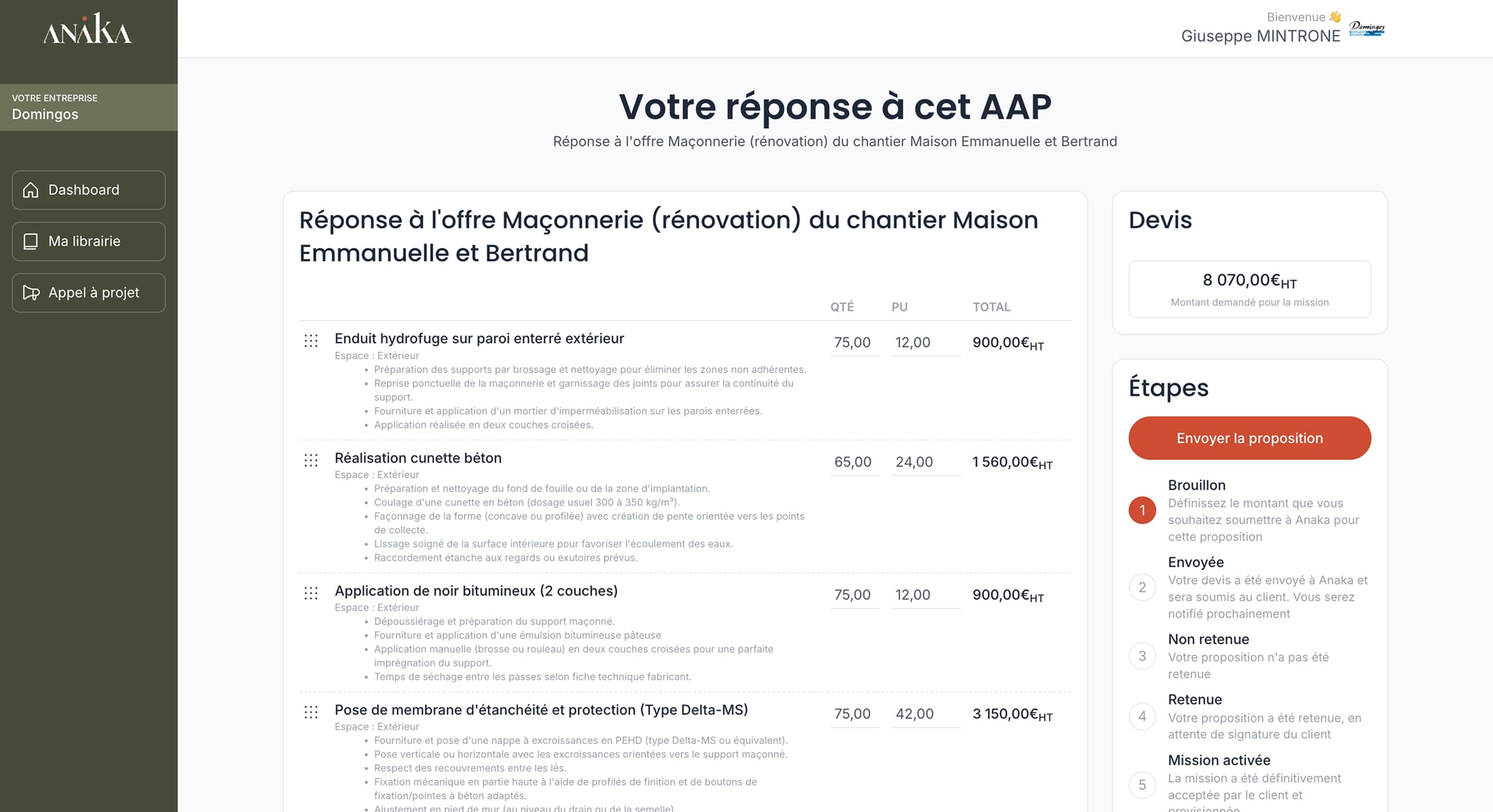 Orchestrer un chantier de la conception à la livraison — vue 1