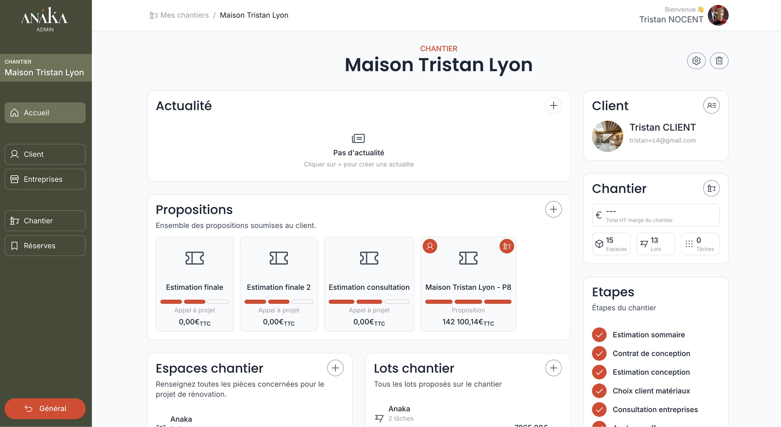 Orchestrer un chantier de la conception à la livraison — vue 2